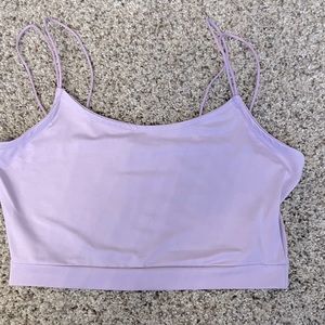 Lavender Crop Top